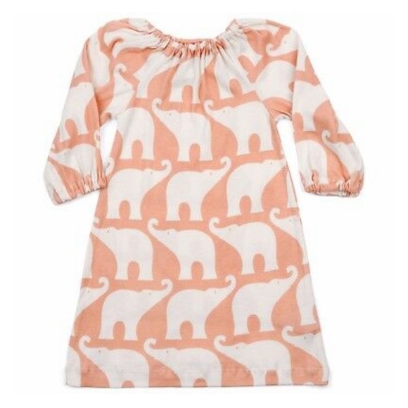 LAST CHANCE! NWT - Milkbarn Rose Elephant Dress + Headband - Picture 2 of 8